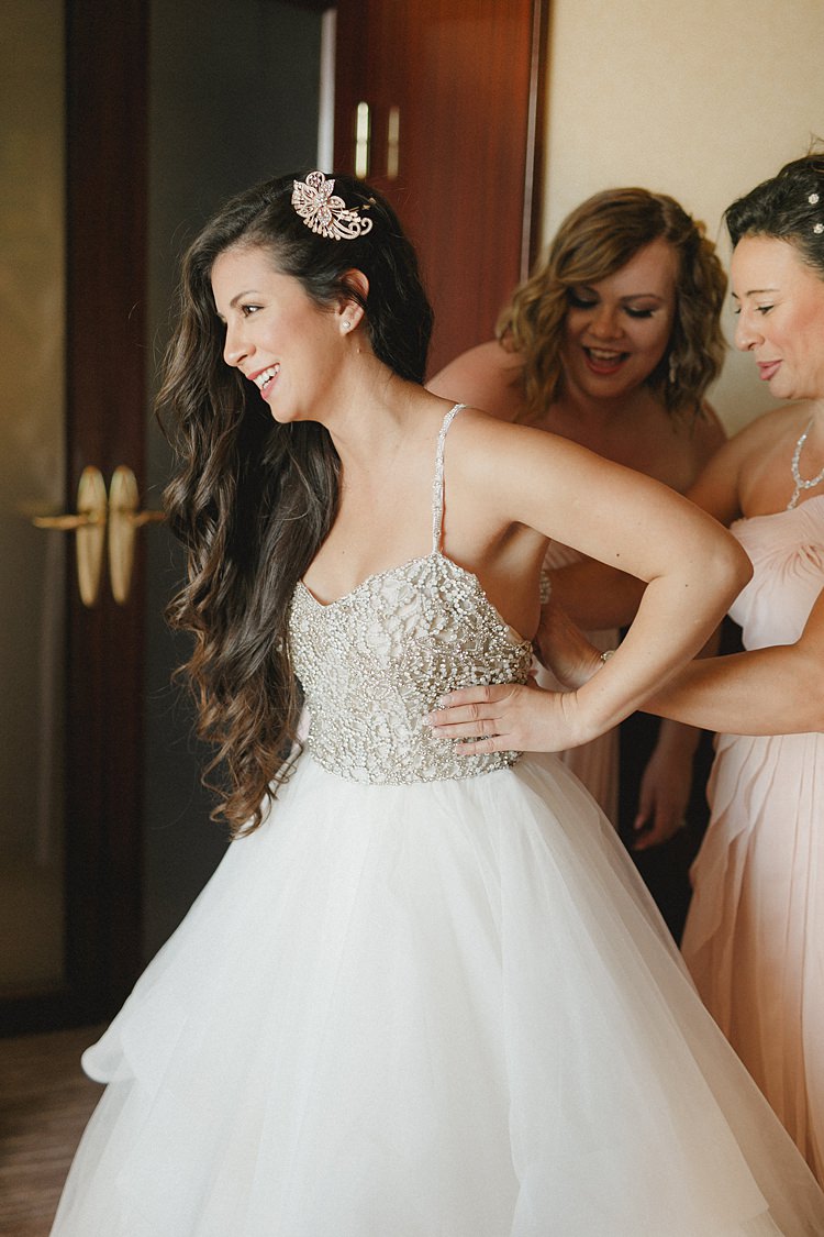 Bride Getting Ready Dress Whimsical Pastel Key West Beach Wedding http://kristenbooth.net/