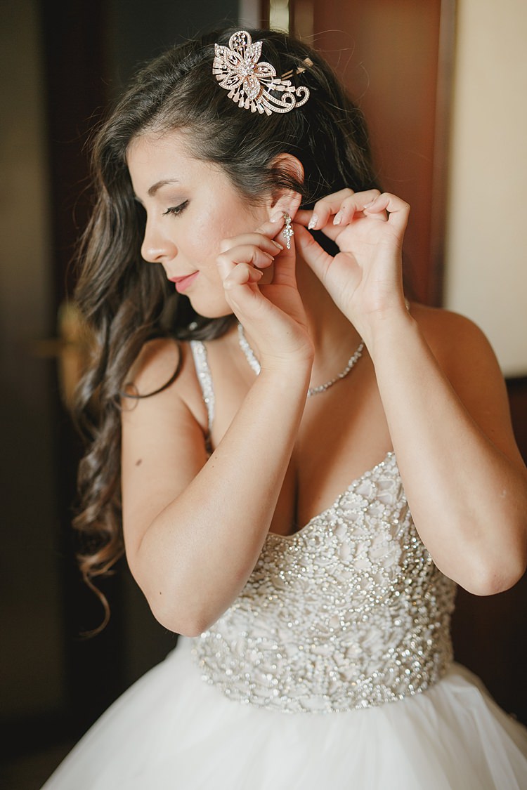 Bride Getting Ready Whimsical Pastel Key West Beach Wedding http://kristenbooth.net/