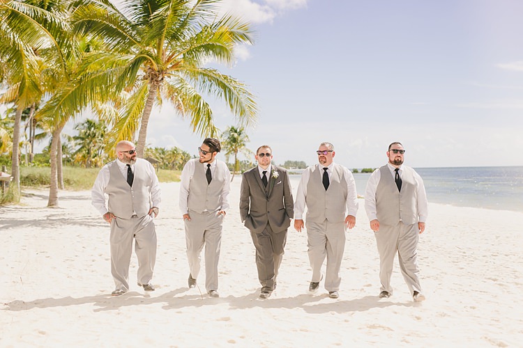 Groomsmen Whimsical Pastel Key West Beach Wedding http://kristenbooth.net/