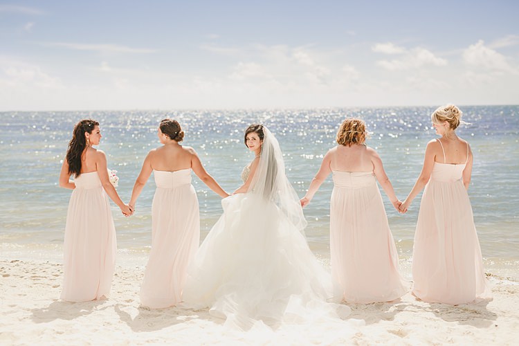 Bride Bridesmaids Whimsical Pastel Key West Beach Wedding http://kristenbooth.net/