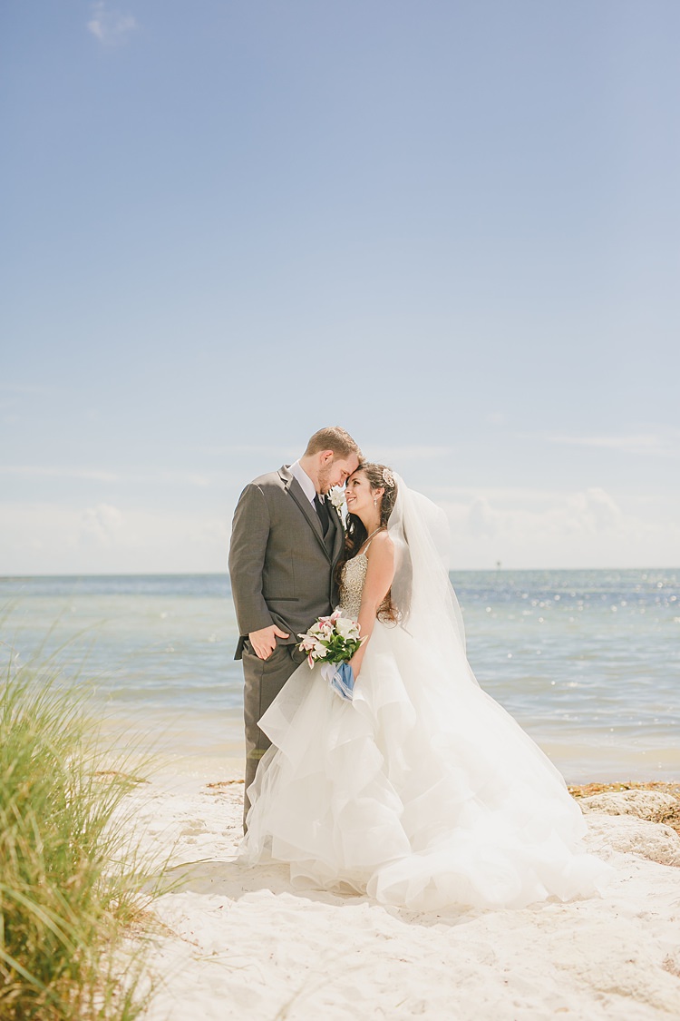 Bride Groom Sea Whimsical Pastel Key West Beach Wedding http://kristenbooth.net/
