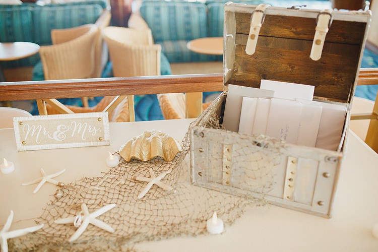 Card Box Whimsical Pastel Key West Beach Wedding http://kristenbooth.net/