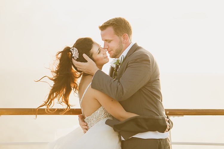 Bride Groom Boat Whimsical Pastel Key West Beach Wedding http://kristenbooth.net/
