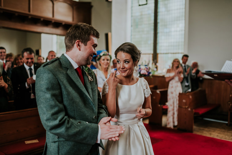 Enchanting Cornflower Blue Marquee Wedding https://burfly.co.uk/