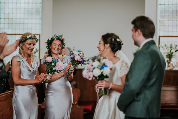 Enchanting Cornflower Blue Marquee Wedding https://burfly.co.uk/
