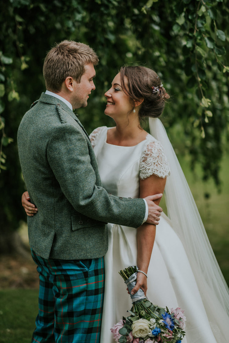 Enchanting Cornflower Blue Marquee Wedding https://burfly.co.uk/