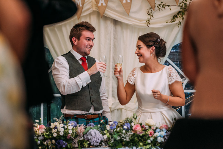 Enchanting Cornflower Blue Marquee Wedding https://burfly.co.uk/