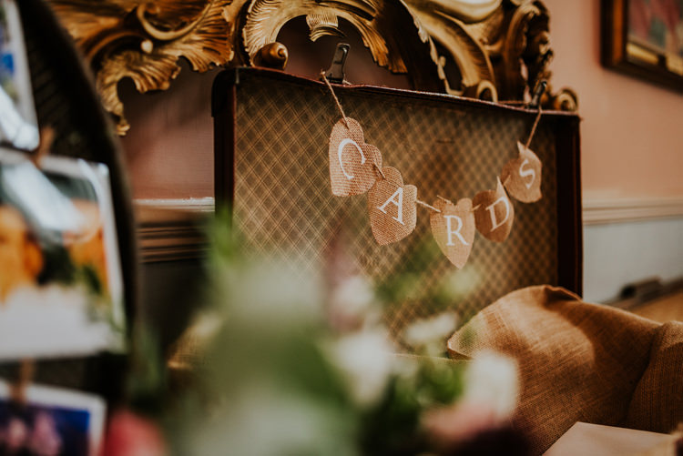 Card Suitcase Enchanting Cornflower Blue Marquee Wedding https://burfly.co.uk/