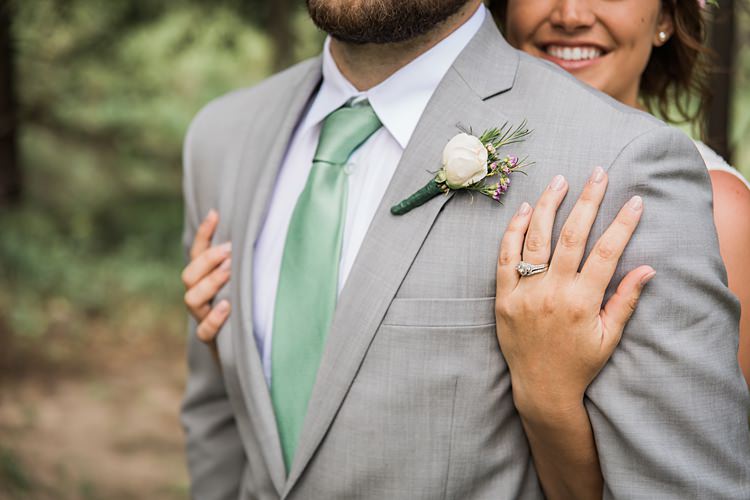 Bride Groom Hug Scenic Rocky Mountain National Park Elopement http://allisonslaterphotography.com/