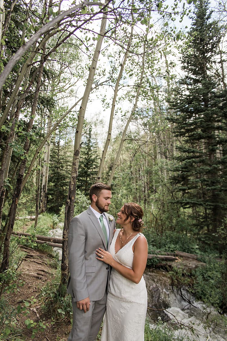 Bride Groom Forest Scenic Rocky Mountain National Park Elopement http://allisonslaterphotography.com/