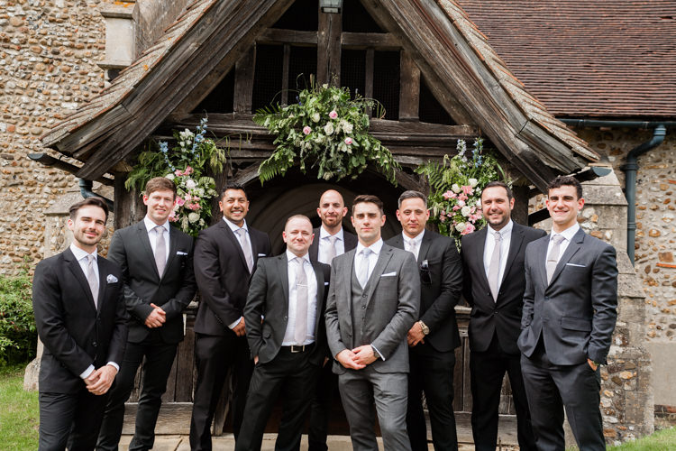 Mismatched Groomsmen Suits Whimsical Unicorn Rainbow Wedding http://clairemacintyre.com/