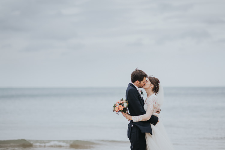 Colour Pop Coral Beach Wedding http://www.kategrayphotography.com/