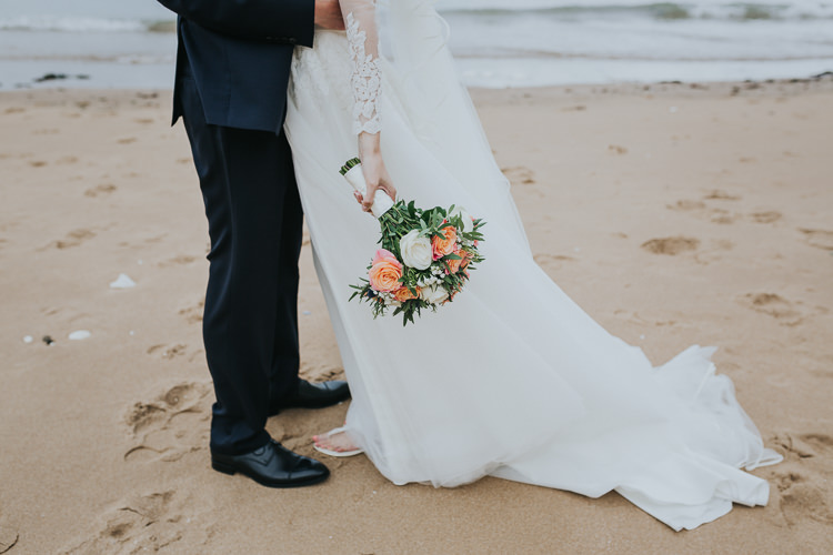 Colour Pop Coral Beach Wedding http://www.kategrayphotography.com/