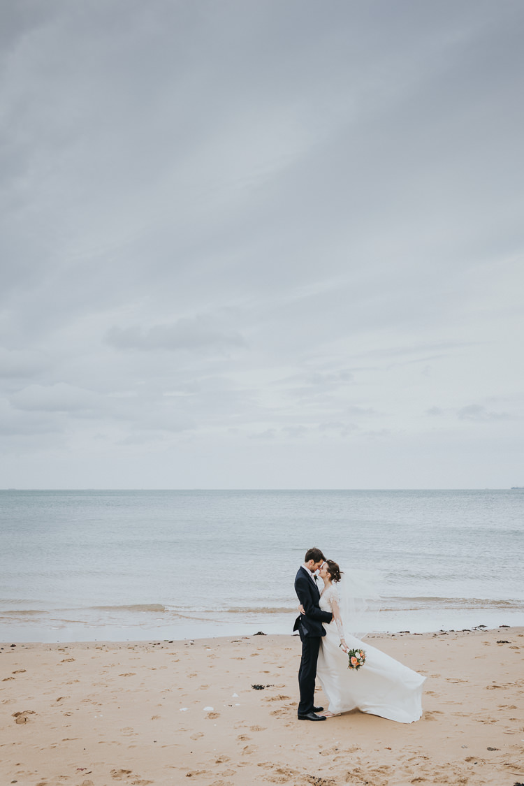 Colour Pop Coral Beach Wedding http://www.kategrayphotography.com/