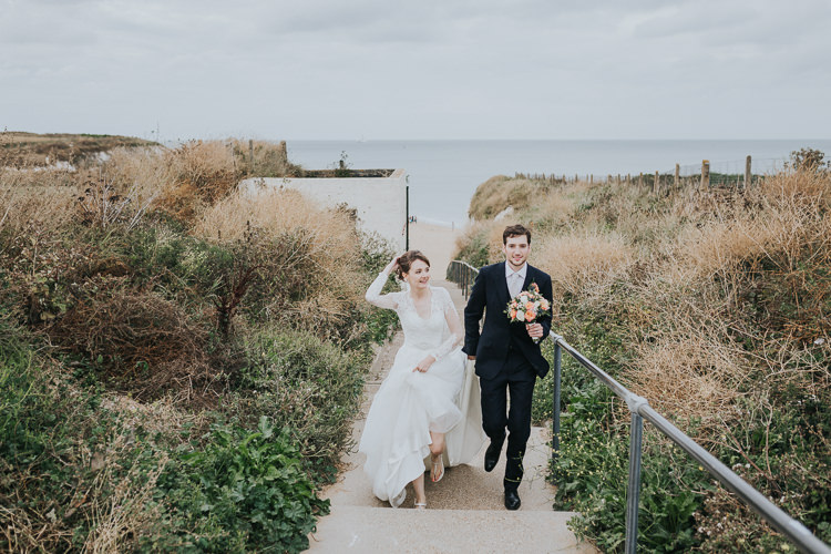 Colour Pop Coral Beach Wedding http://www.kategrayphotography.com/