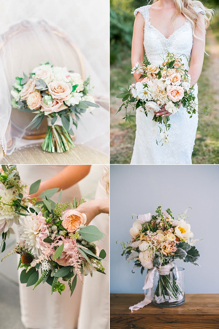 Blush Pink Wedding Flowers Bouquets