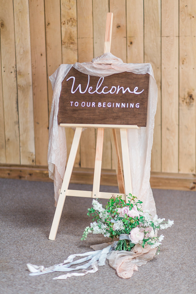 Rustic Wooden Sign Calligraphy Painted Welcome Ethereal Fine Art William Morris Wedding Ideas http://jessicadaviesphotography.co.uk/