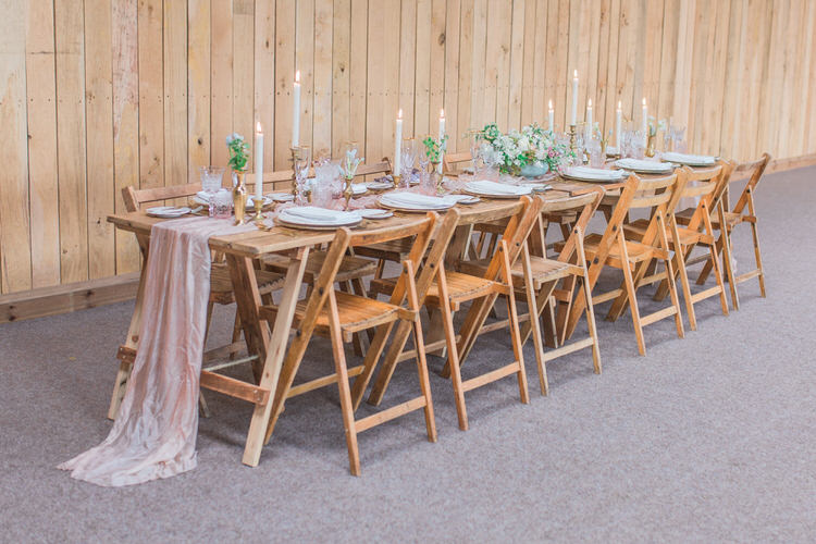 Decor Wooden Rustic Tablescape Fabric Candles Glasses Pink Flowers Ethereal Fine Art William Morris Wedding Ideas http://jessicadaviesphotography.co.uk/