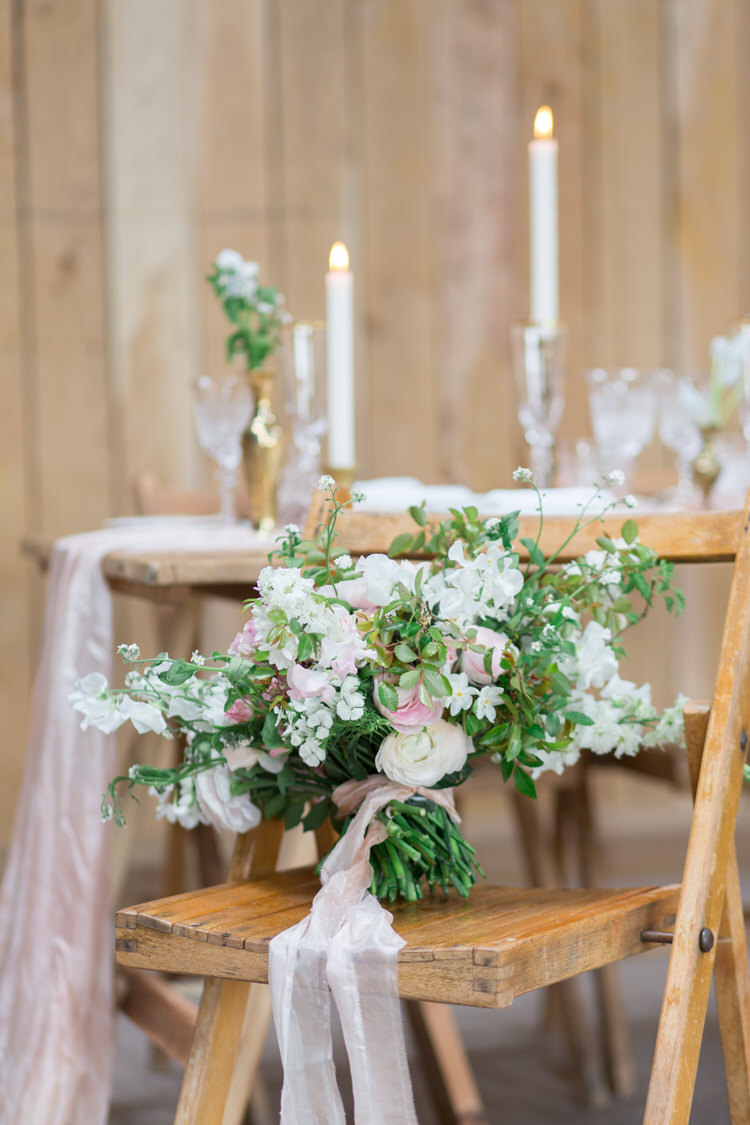 Flowers Bouquet Bride Bridal Ribbon Pretty Pink Green Rose Ranunculus Ethereal Fine Art William Morris Wedding Ideas http://jessicadaviesphotography.co.uk/