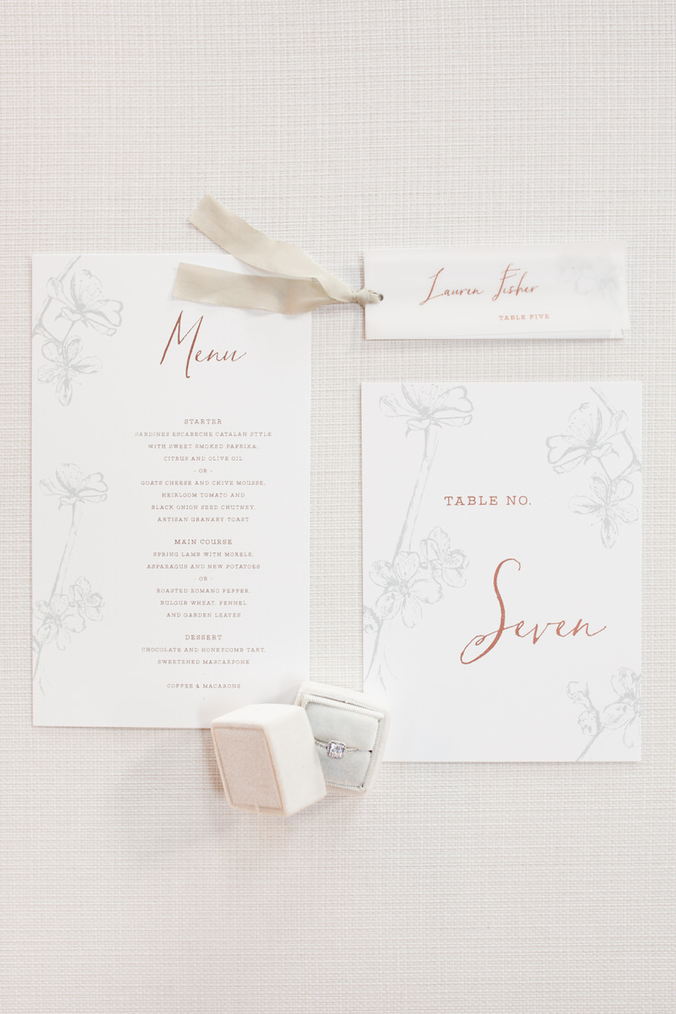 Stationery Blush Floral Calligraphy Invites Invitations Ribbon Ethereal Fine Art William Morris Wedding Ideas http://jessicadaviesphotography.co.uk/
