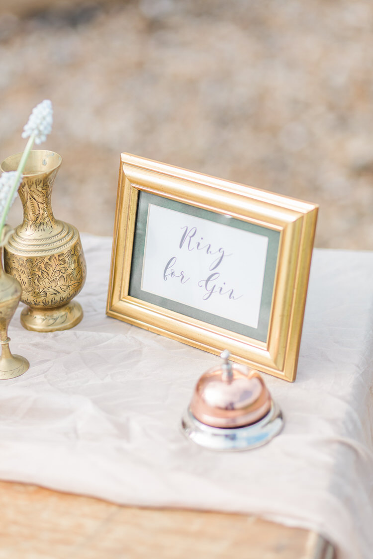 Gin Bar Rustic Wooden Stand Station Ethereal Fine Art William Morris Wedding Ideas http://jessicadaviesphotography.co.uk/