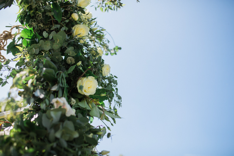 Foliage Rose Arch Flowers Bohemian Garden Greenery Wedding Ideas http://www.storytellerphotography.co.uk/