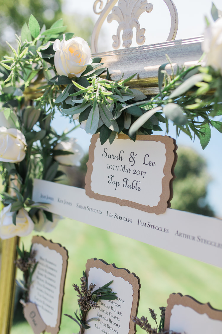 Mirror Frame Seating Plan Table Chart Flowers Foliage Bohemian Garden Greenery Wedding Ideas http://www.storytellerphotography.co.uk/