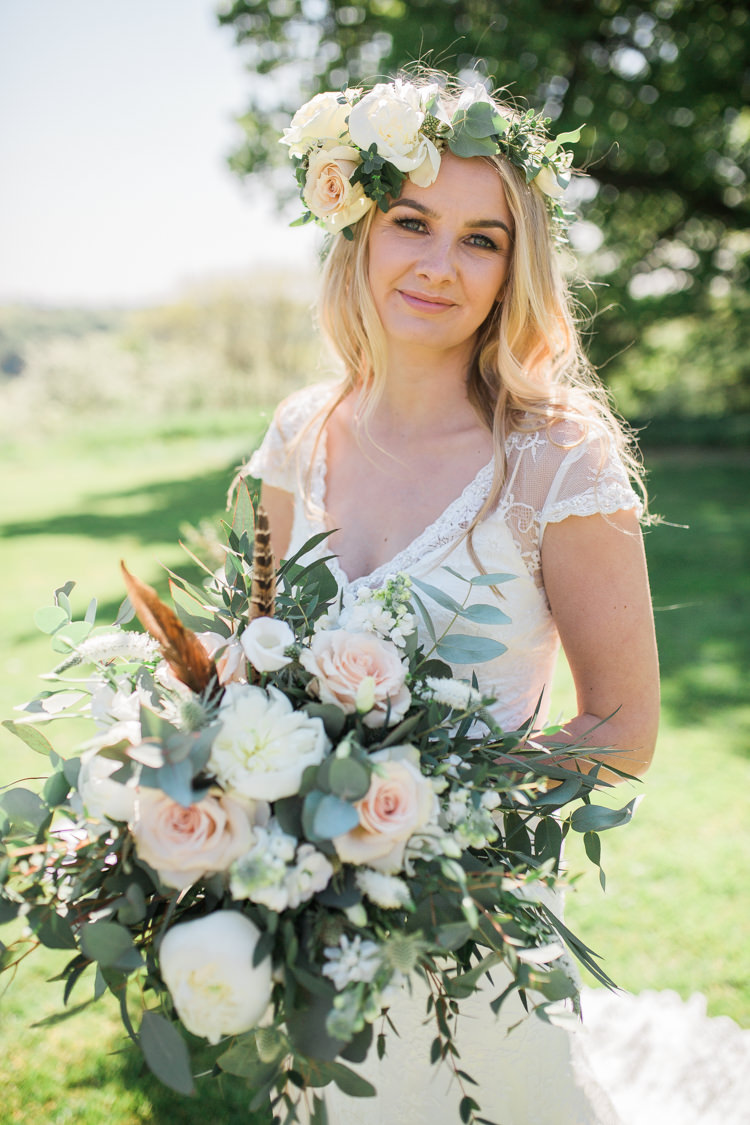 Make Up Bride Bridal Pretty Bohemian Garden Greenery Wedding Ideas http://www.storytellerphotography.co.uk/