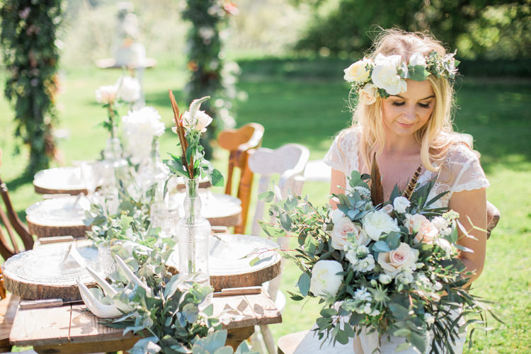 Bohemian Garden Greenery Wedding Ideas http://www.storytellerphotography.co.uk/