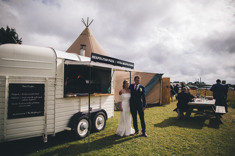 Pizza Truck Large DIY Bohemian Tipi Party Wedding http://www.mikeplunkettphotography.com/