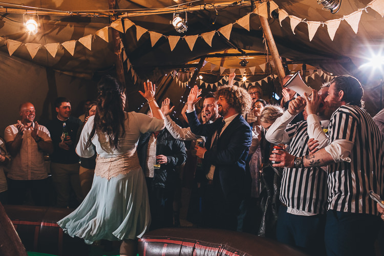 Large DIY Bohemian Tipi Party Wedding http://www.mikeplunkettphotography.com/