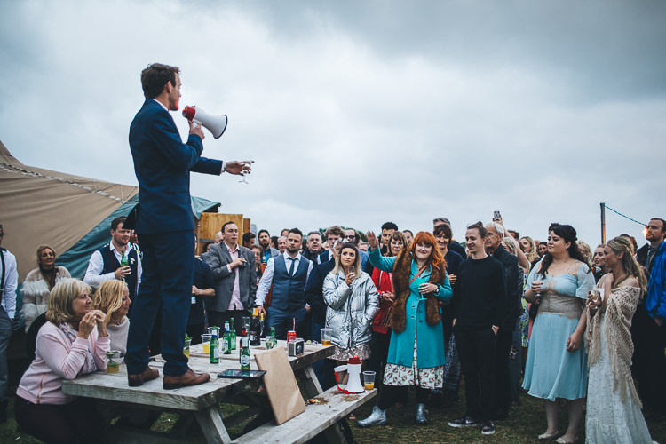 Large DIY Bohemian Tipi Party Wedding http://www.mikeplunkettphotography.com/