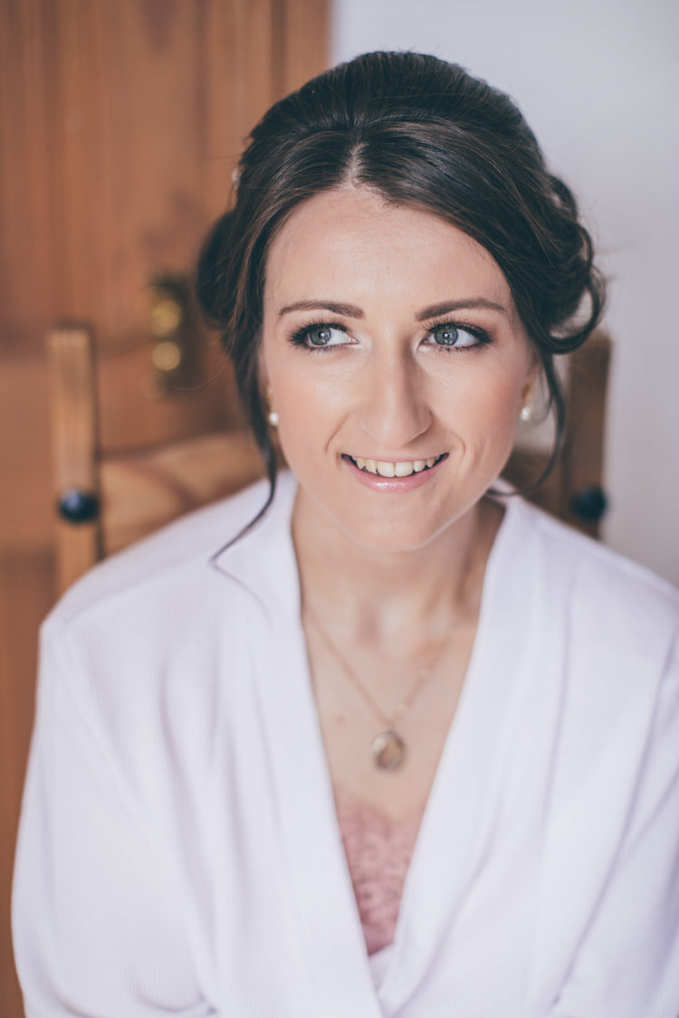 Make Up Bride Bridal Look Beauty Pretty Pale Pink Scenic Coast Wedding http://rachellambertphotography.co.uk/