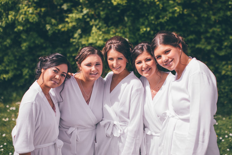 Bridesmaids Dressing Gowns Pretty Pale Pink Scenic Coast Wedding http://rachellambertphotography.co.uk/
