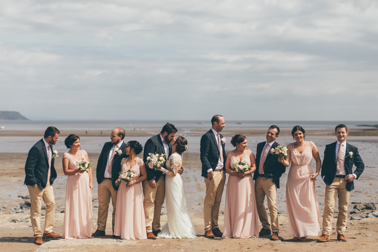 Pretty Pale Pink Scenic Coast Wedding http://rachellambertphotography.co.uk/