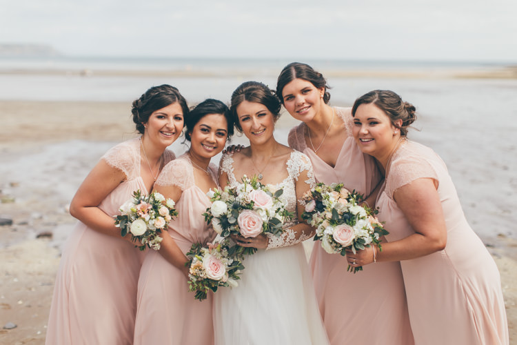 Pretty Pale Pink Scenic Coast Wedding http://rachellambertphotography.co.uk/