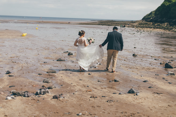 Pretty Pale Pink Scenic Coast Wedding http://rachellambertphotography.co.uk/
