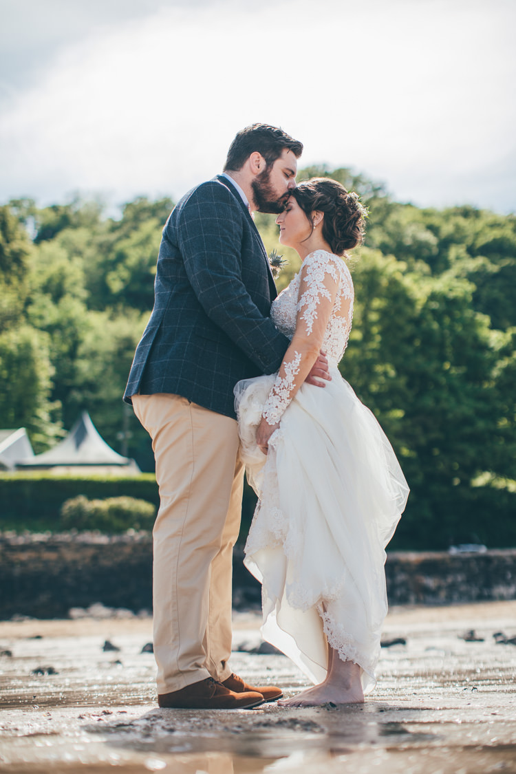 Pretty Pale Pink Scenic Coast Wedding http://rachellambertphotography.co.uk/