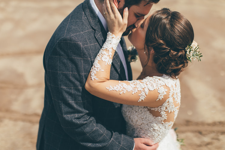 Pretty Pale Pink Scenic Coast Wedding http://rachellambertphotography.co.uk/