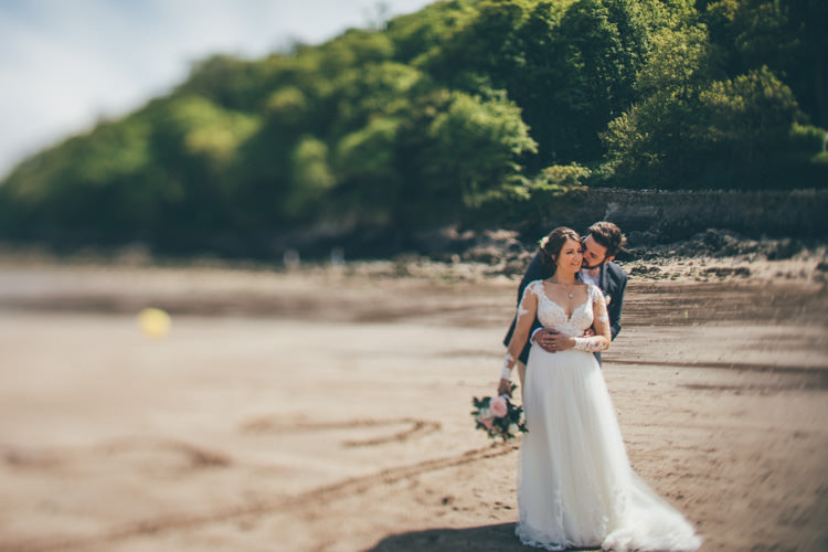 Pretty Pale Pink Scenic Coast Wedding http://rachellambertphotography.co.uk/
