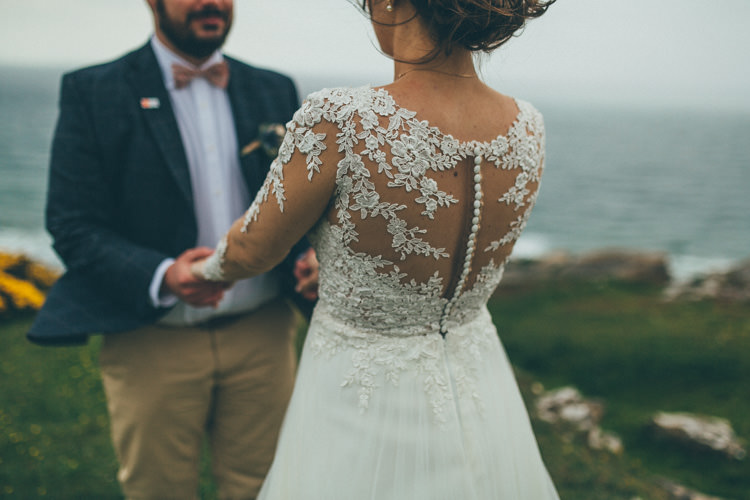 Pretty Pale Pink Scenic Coast Wedding http://rachellambertphotography.co.uk/