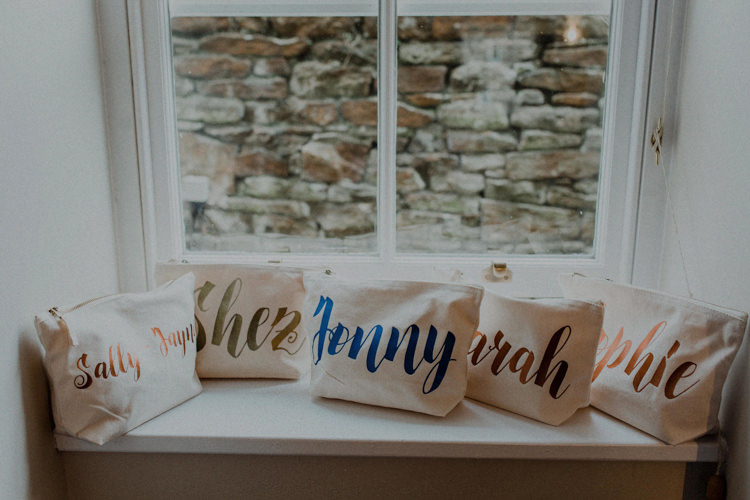 Bridesmaid Gifts Personalised Bags Dreamy Natural Boho Barn Wedding https://heychrisrandle.com/