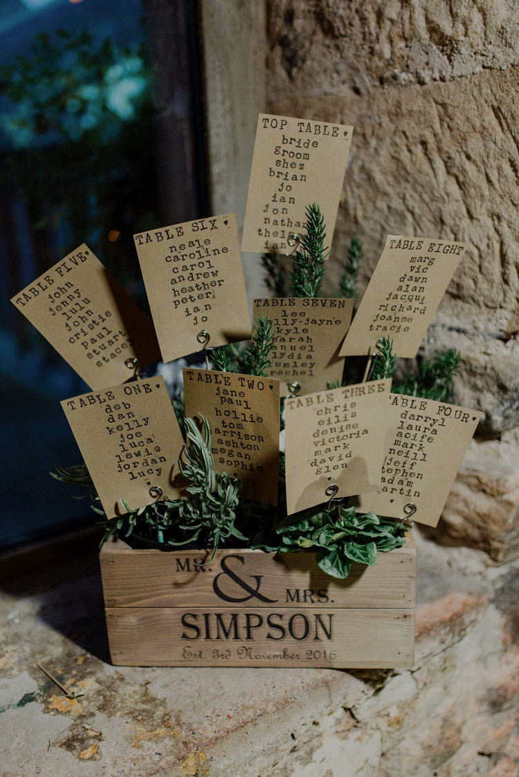 Crate Flowers Greenery Seating Plan Table Chart Dreamy Natural Boho Barn Wedding https://heychrisrandle.com/