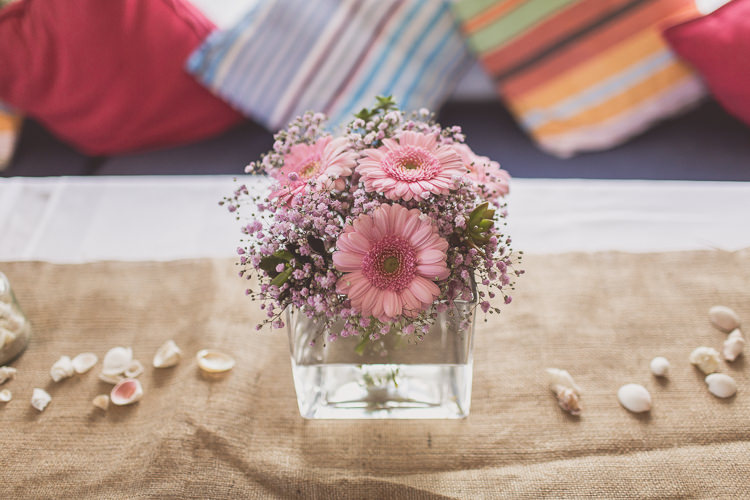 Blush Pink Wedding Flowers Bouquets Spray Germini http://www.wearetheclarkes.com/
