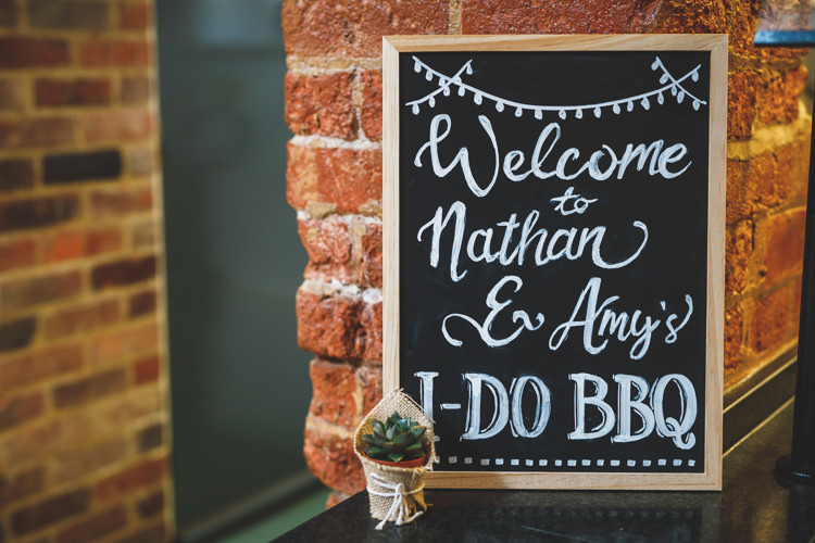 Welcome Chalk Board Sign Rustic Barn Red Gold Glam Wedding https://garethnewsteadphotography.com/