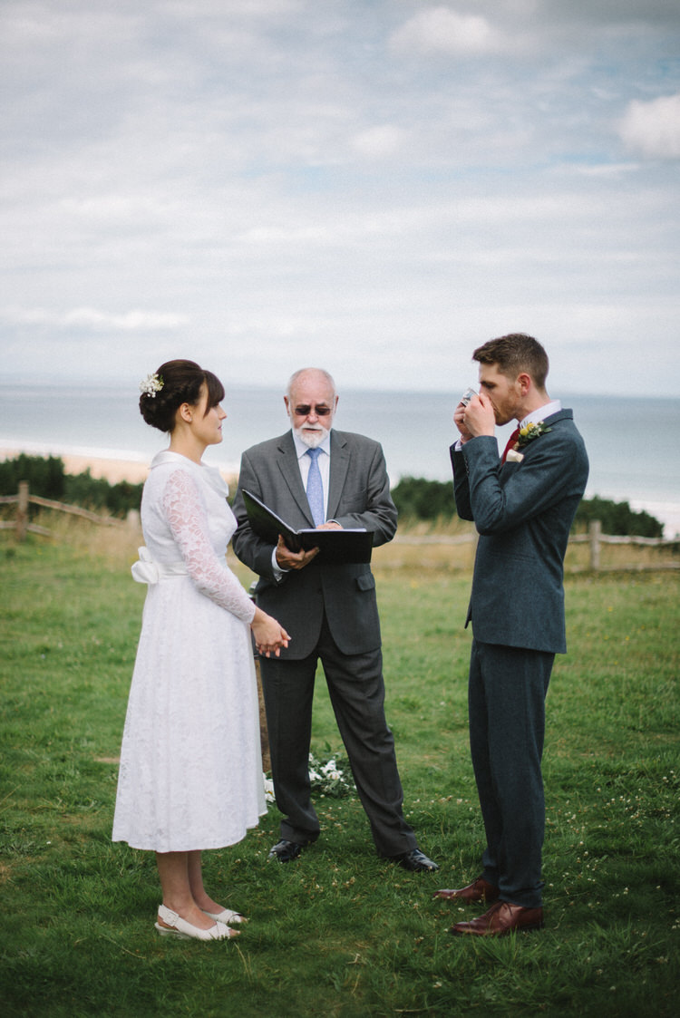Vintage Log Cabin Wedding Sea http://www.lisadevinephotography.co.uk/