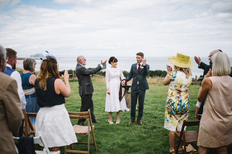 Vintage Log Cabin Wedding Sea http://www.lisadevinephotography.co.uk/