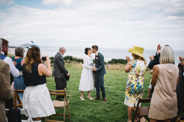 Vintage Log Cabin Wedding Sea http://www.lisadevinephotography.co.uk/