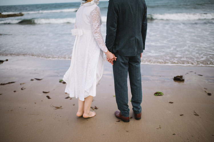 Vintage Log Cabin Wedding Sea http://www.lisadevinephotography.co.uk/
