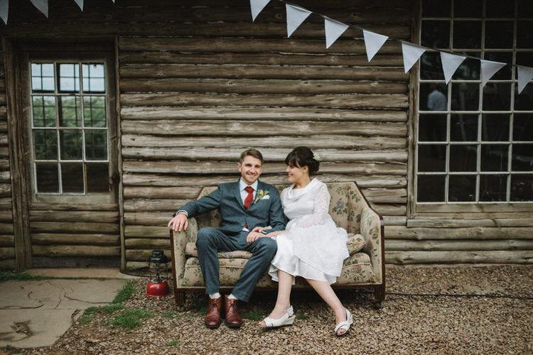 Vintage Log Cabin Wedding Sea http://www.lisadevinephotography.co.uk/